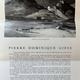 Painting HST/P Pierre Dominique GIESS (1943-2011) "Torre Lodones" Spain