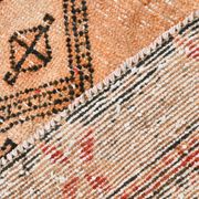 3x10 Peach Orange Handmade Wool Runner Rug, 81x293Cm