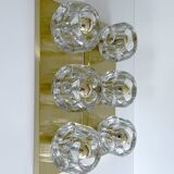 Pair of large vintage architectural wall lights
