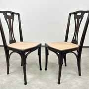 Set of 6 dining chairs no.319 by J&J Kohn