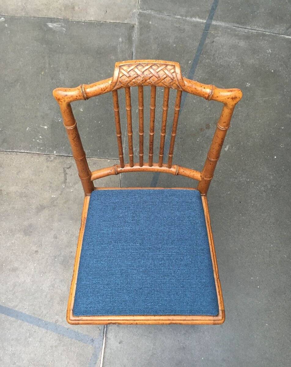 Mid-century Italian dining chairs by Giorgetti, set of 4.