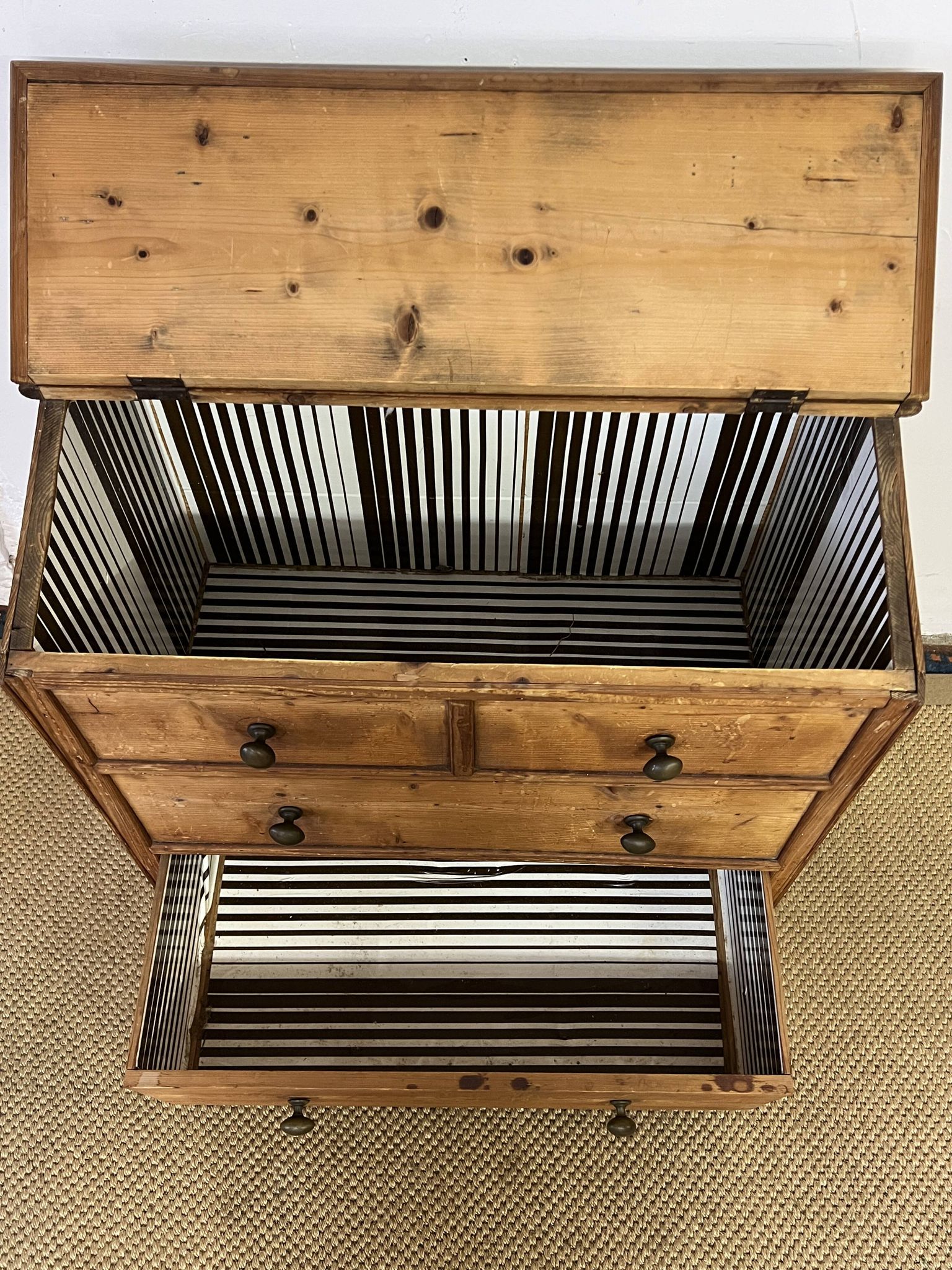 Vintage bar chest of drawers