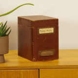 Coffret avec couvercle liège
