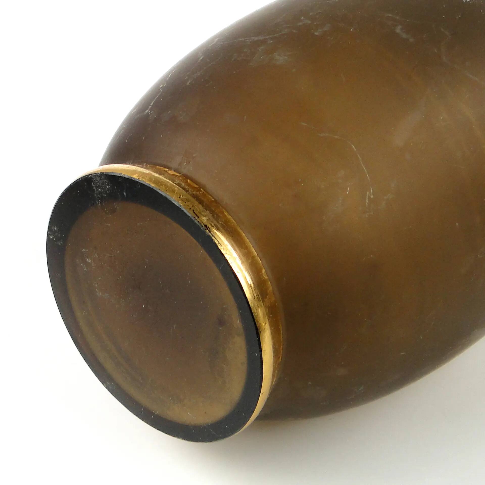 Water carafe, mid-century modern, smoked glass, Kamenický Šenov, Czechoslovakia, 1950s