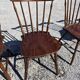 6 western beech chairs from the 1960s