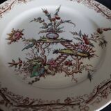 Ironstone plate by Keller and Guérin in Lunéville, late 19th century