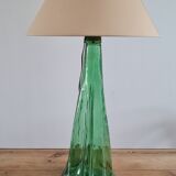 Blown glass lamp