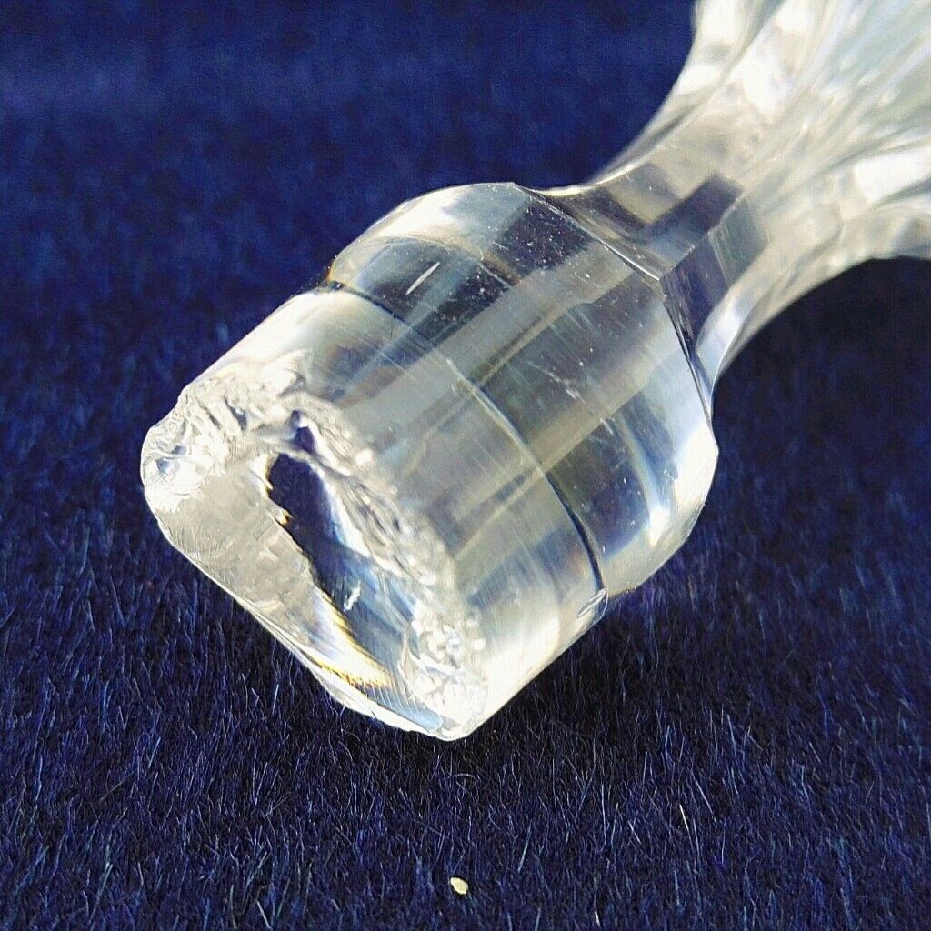 Carafe en cristal frise entrelacs vintage