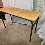 Double school desk 1970