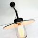 Wall lamp COL de Cygne in cast steel, fully restored 1920 1930