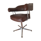 Leather barber chair