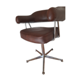 Leather barber chair
