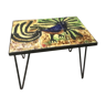 Colorful ceramic coffee table
