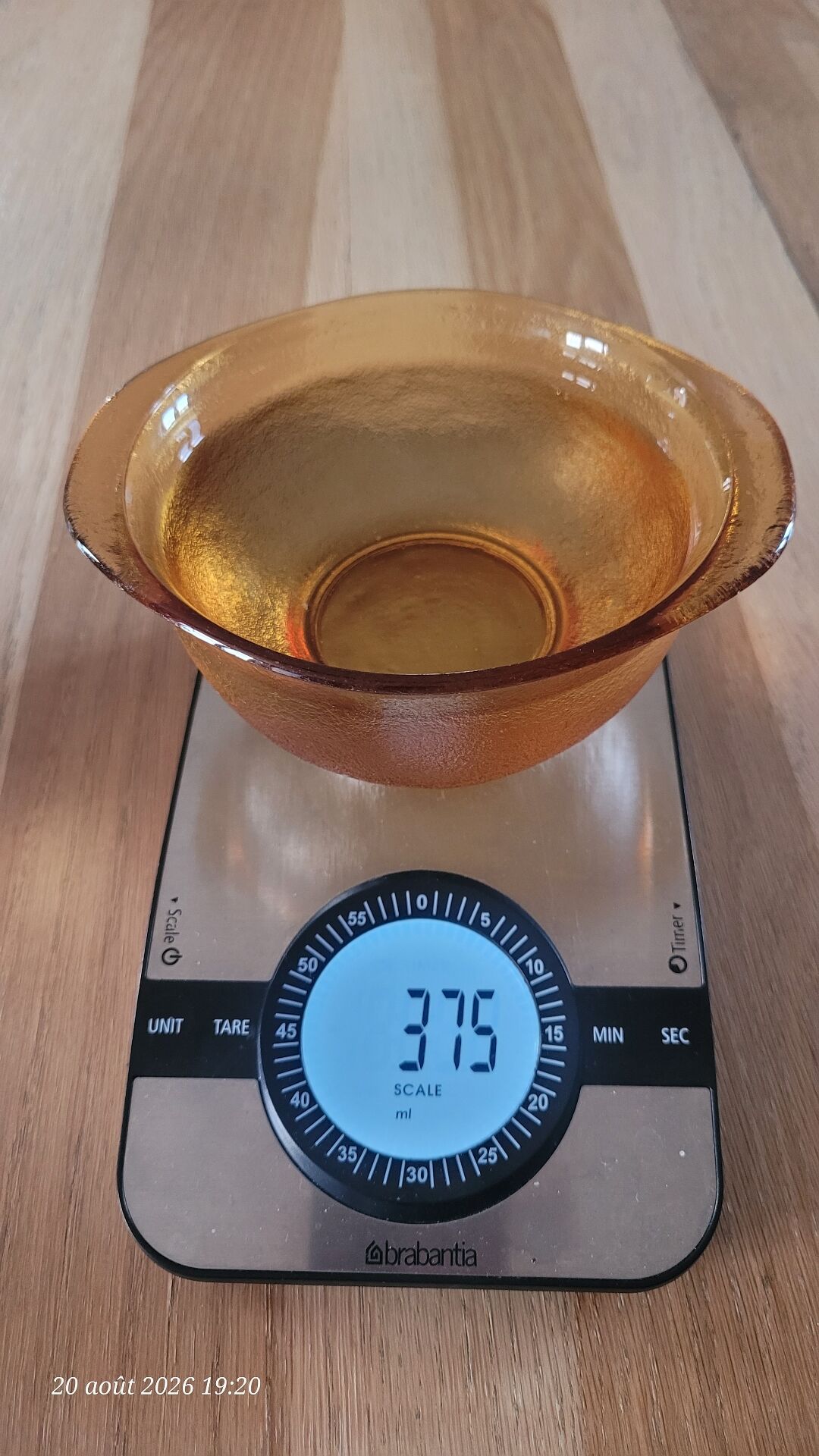 3 frosted glass bowls, amber