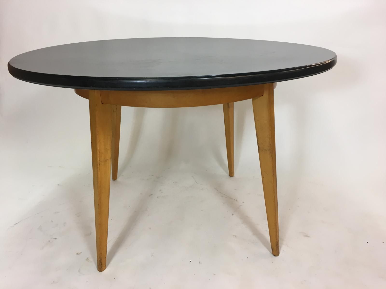 Table of dining in Birch by Cees Braakman for Pastoe 1950 s vintage
