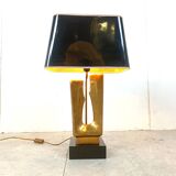 Lampe de table vintage en laiton, 1970