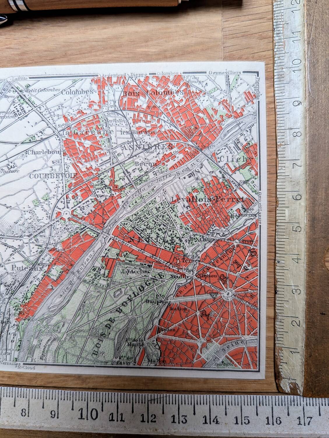 Printed in 1914, Rueil, Asnières, Bougival.