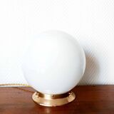 Art Deco opaline table lamp
