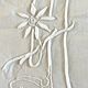 Sublime drap en lin dentelles broderies et monogramme