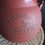 Terracotta teapot