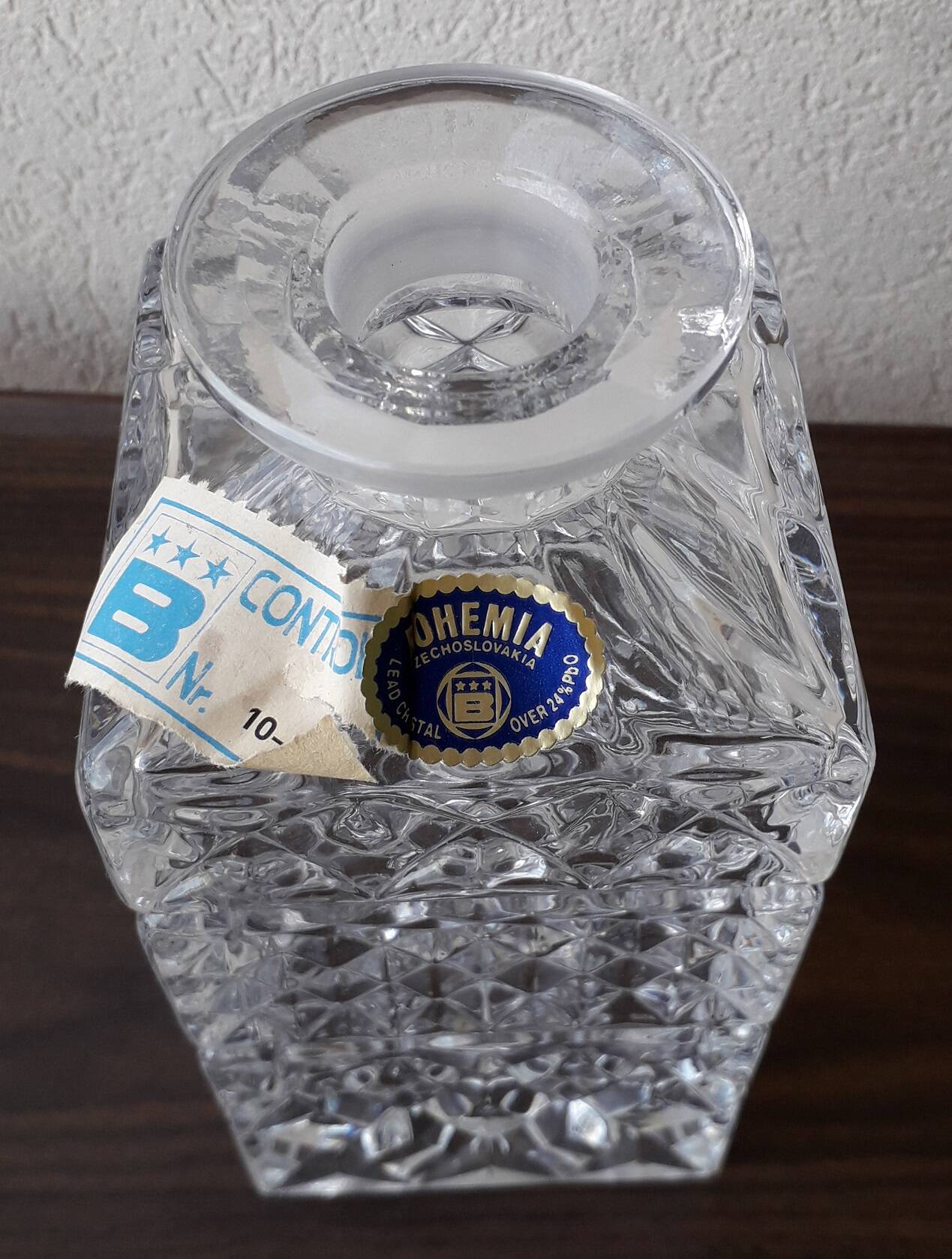 Whisky set with decanter and crystal glasses