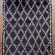 Handmade Berber Taznakht rug 140x109cm