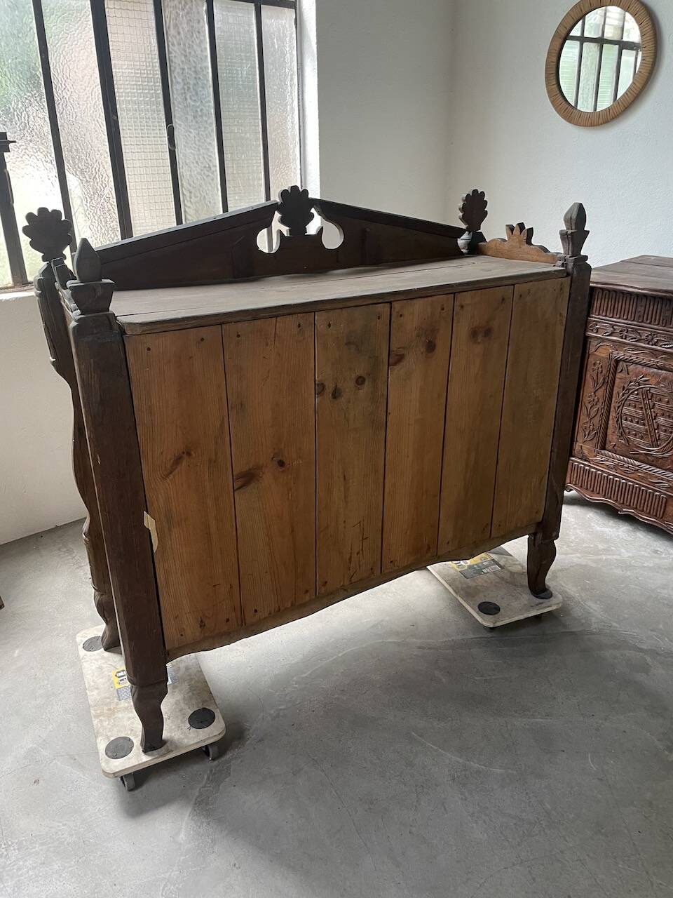 Auvergne brutalist folk art furniture 1890