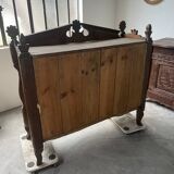 Meuble auvergnat brutaliste art populaire 1890