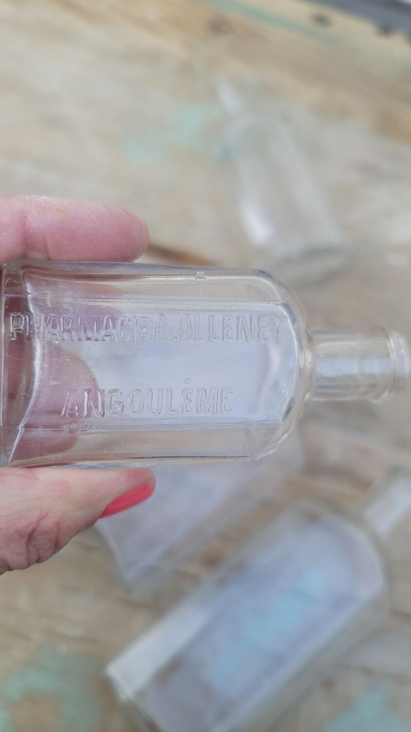 Old medicine bottles