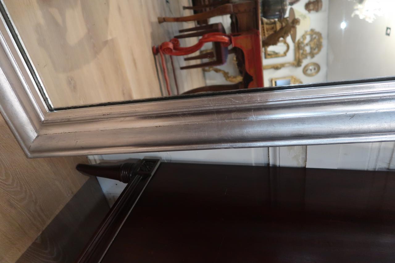 Mirror era Louis Philippe restored silver leaf 95x135cm