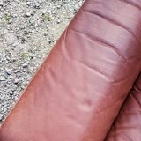 Pair of armchairs and De Sede sofa in cognac leather from the 70s/80s