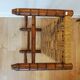 Banc en bois assise en corde 1950