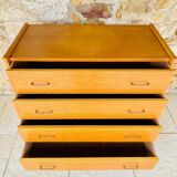 Vintage 4-drawer chest of drawers by Capelle, circa 1960s