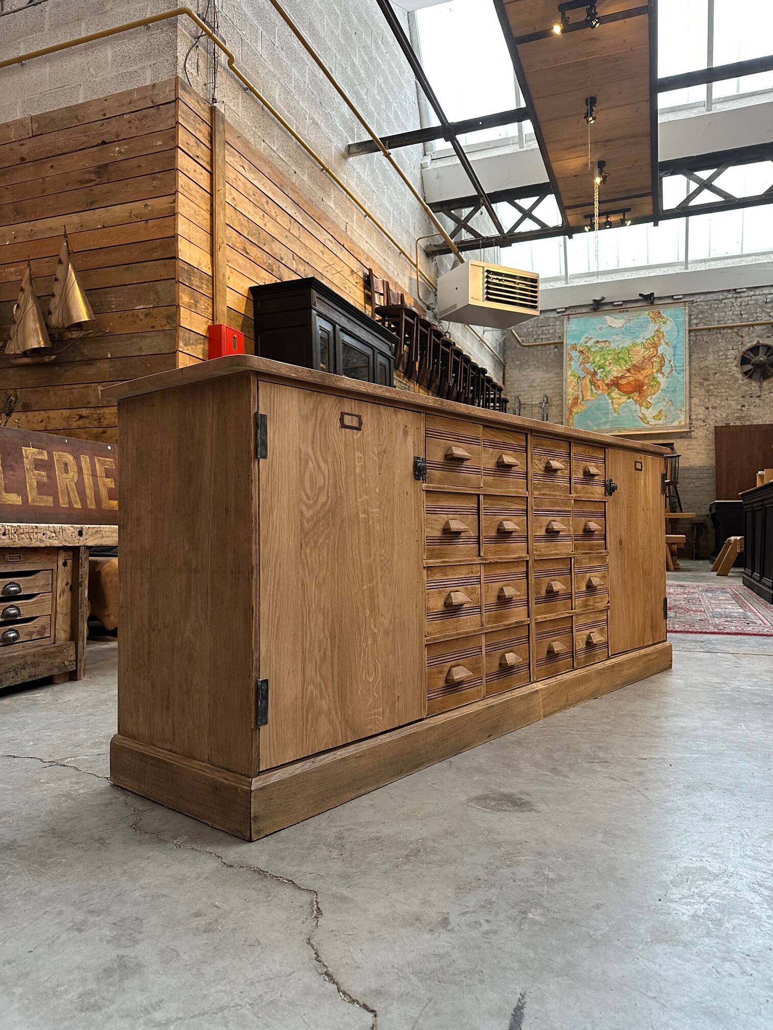 Solid oak professional furniture