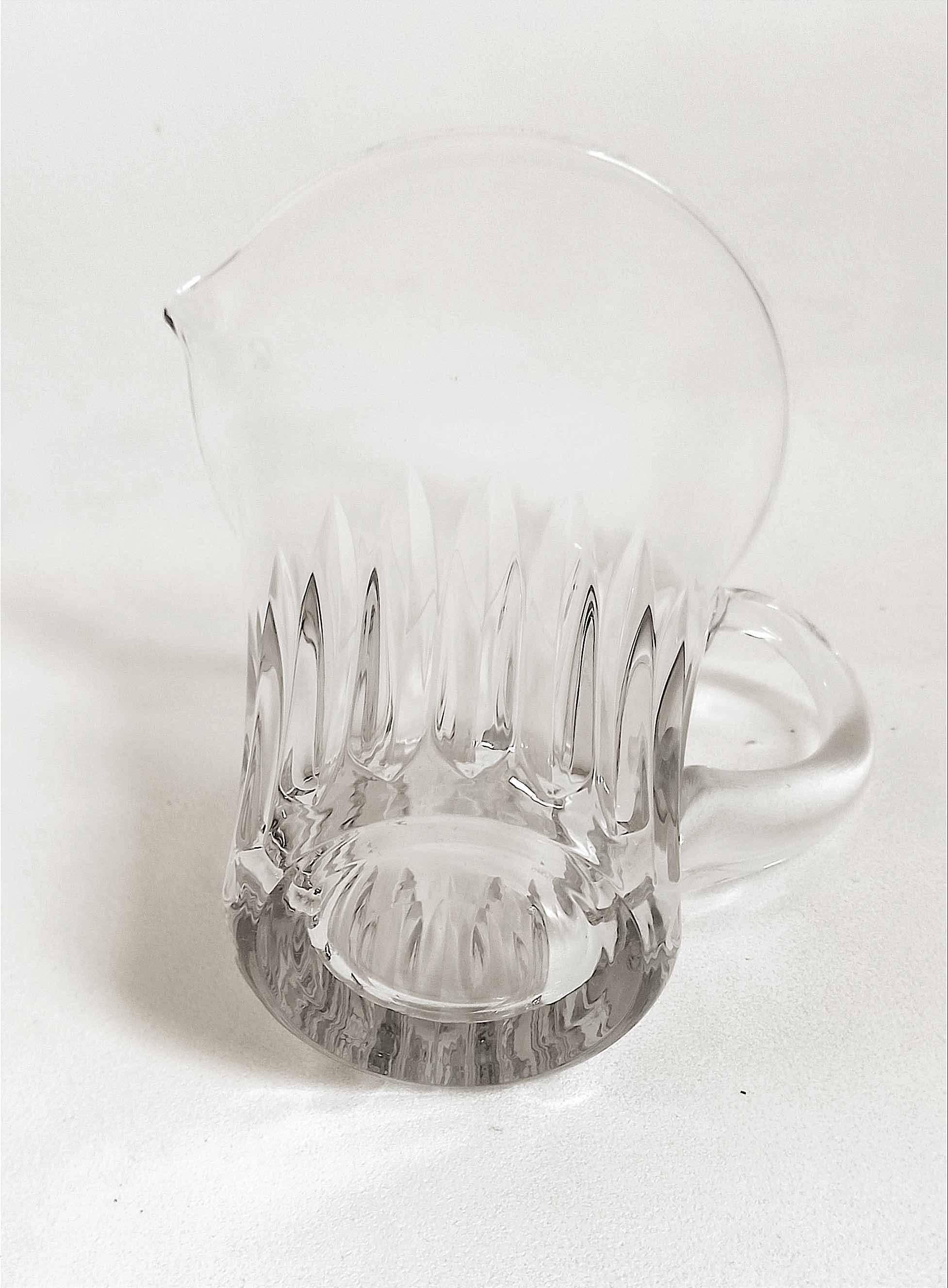 Vintage crystal carafe Height 21.7 cm