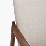 Set of 2 GFM-64 armchairs with footstool