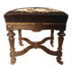Blackened turned wooden stool '1900'
