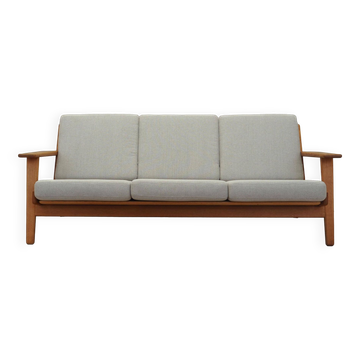 Canapé en chêne, design danois, années 1960, designer : Hans J. Wegner, fabricant : Getama