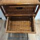 Rattan wicker drawer unit