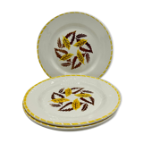 Lot de 4 assiettes Digoin