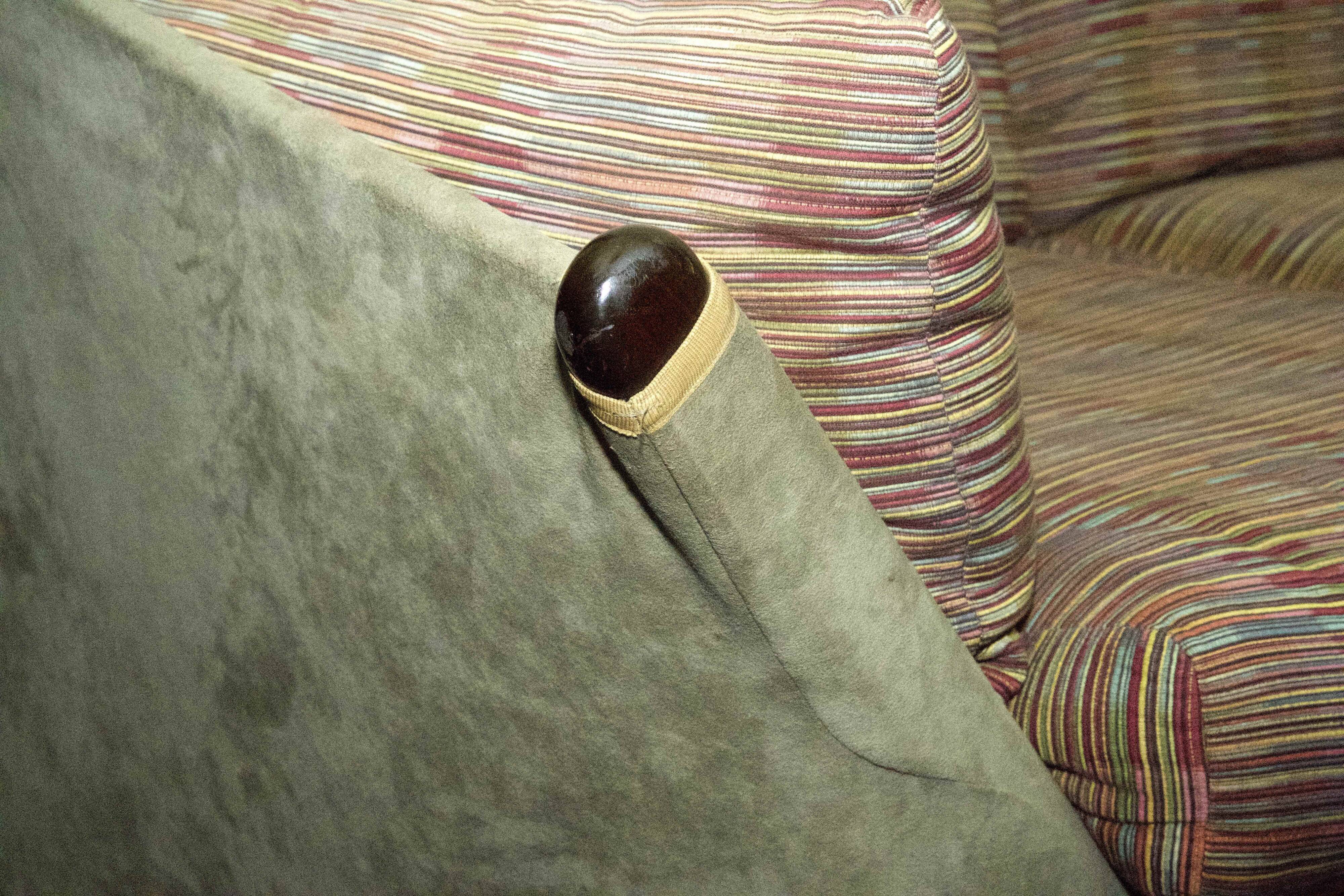 Italian love seat, model Violoncello, designed by Piero De Martini for Cassina, Italy, 1970s.