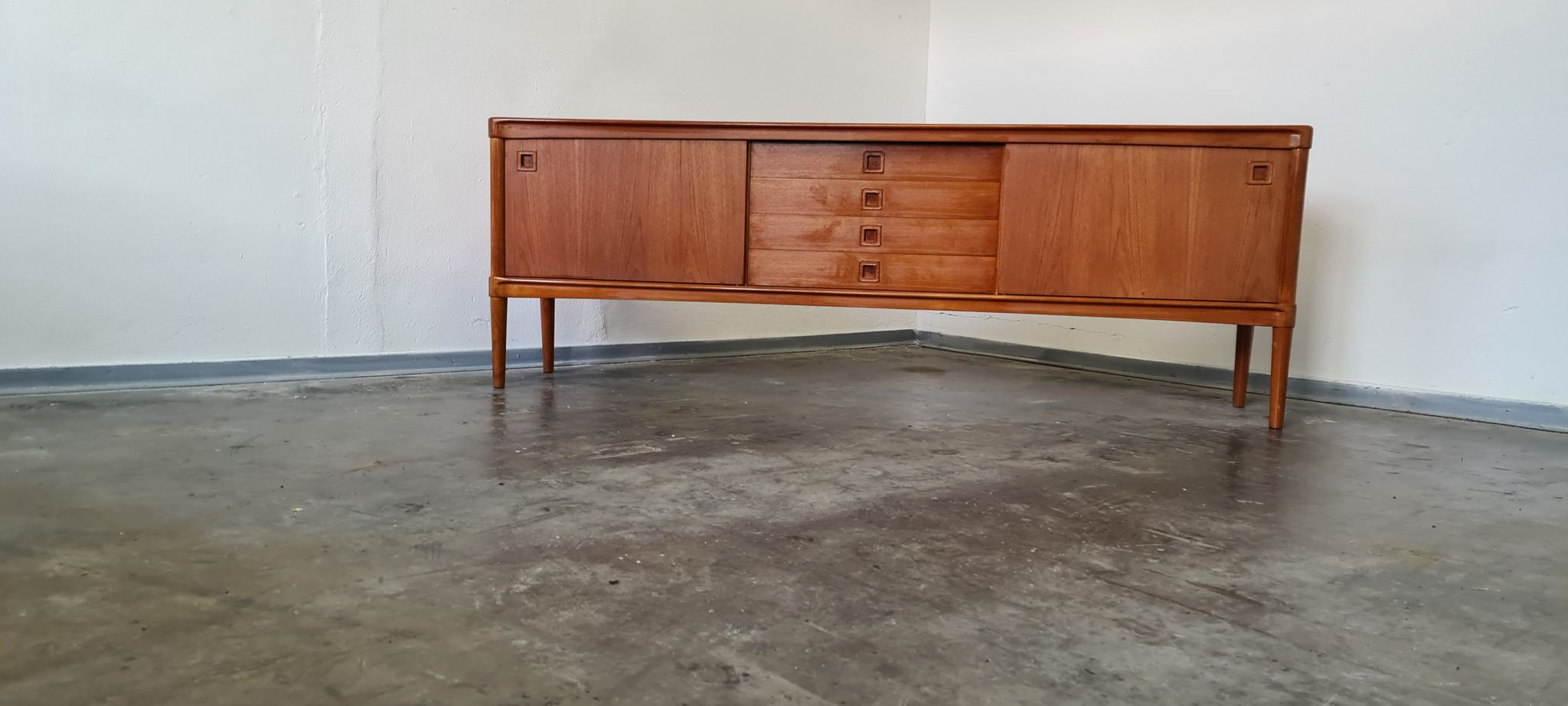 Vintage Danish design teak sideboard by Bramin