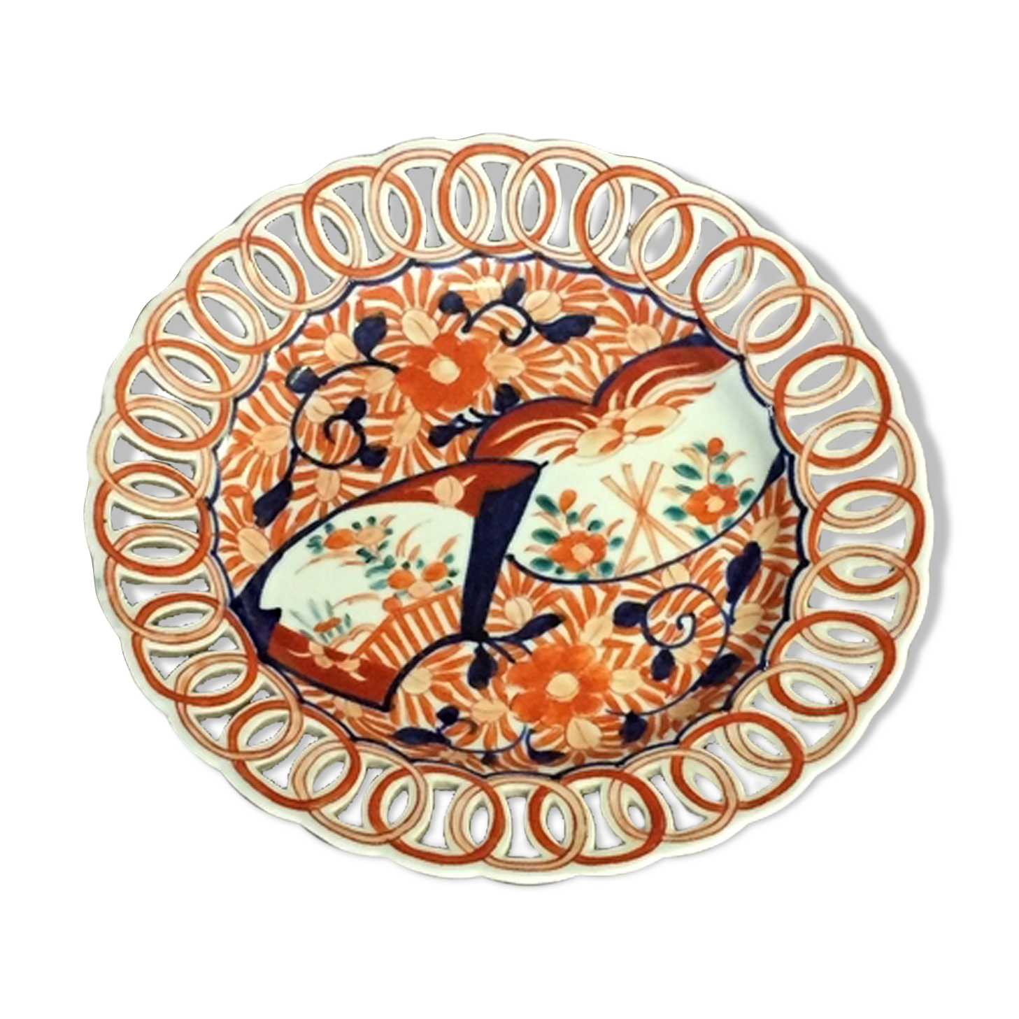 Imari porcelain work plate