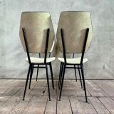 Ensemble de 4 chaises 1950