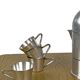 Set of 4 Vintage Stainless Steel Espresso Cups