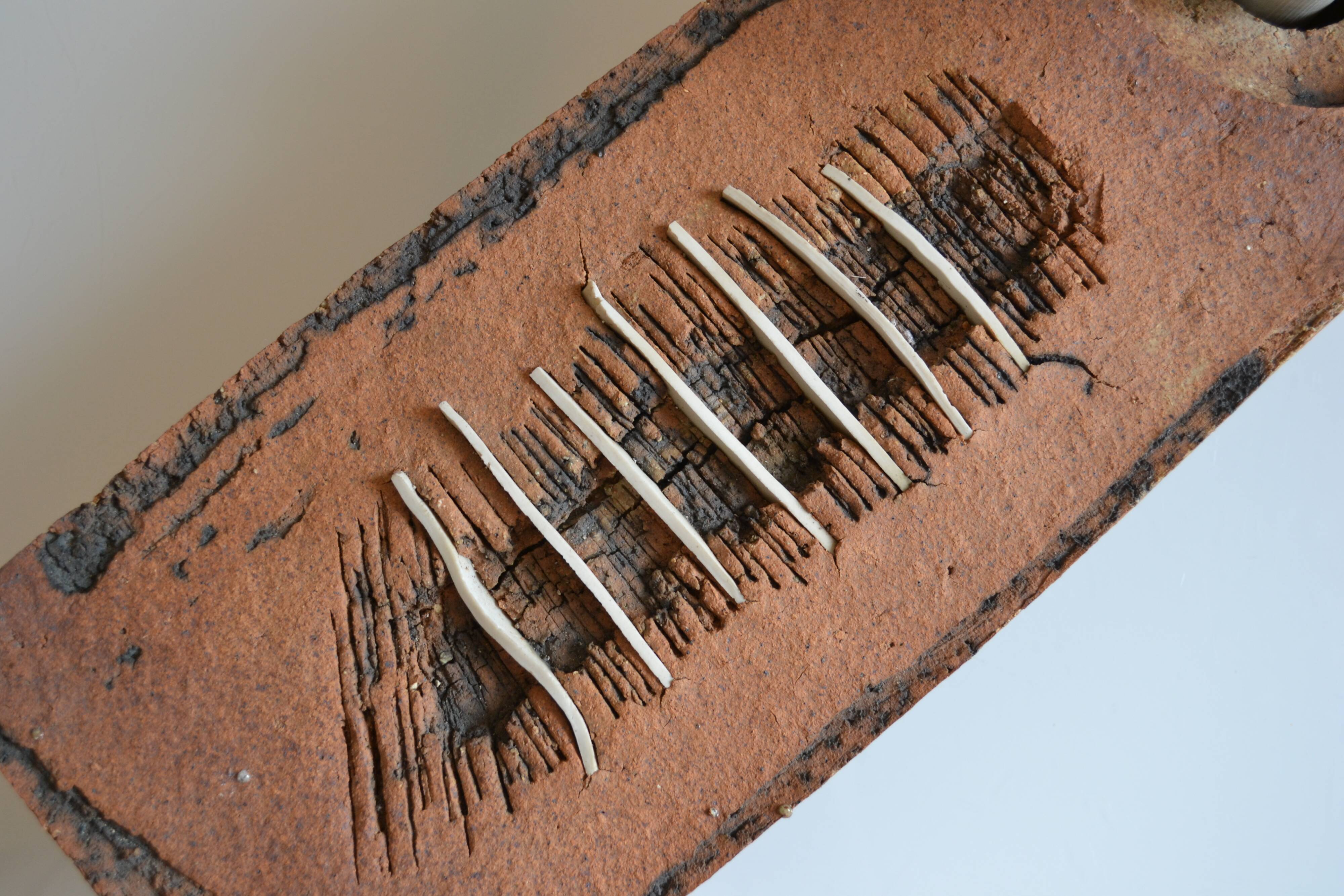 Vintage 1970s Brutalist Modernist Ceramic Table Lamp