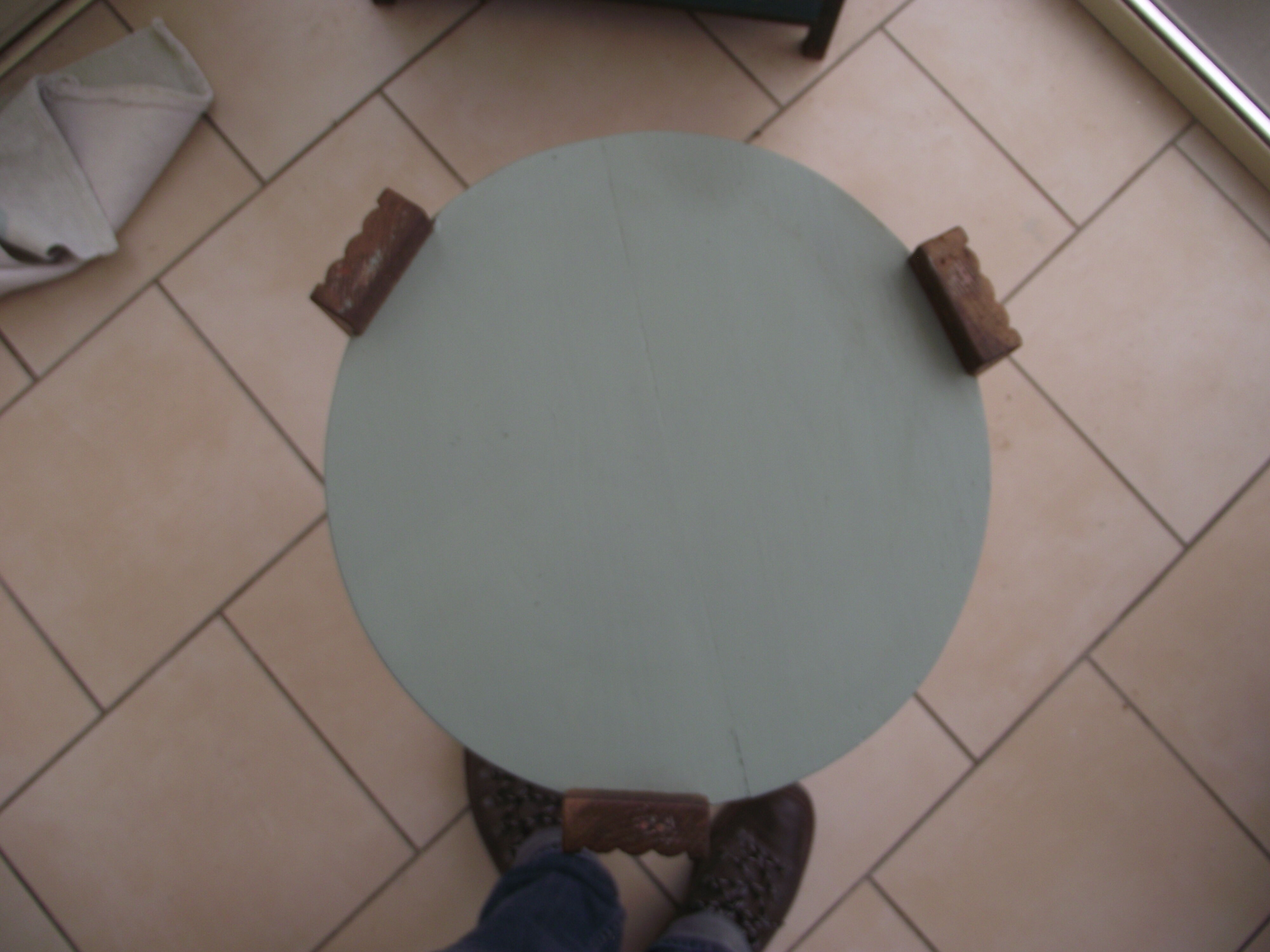 Healed art deco solid oak