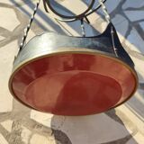Side table in painted and enamelled tole