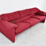 Maralunga 3 seater sofa by Vico Magistretti for Cassina