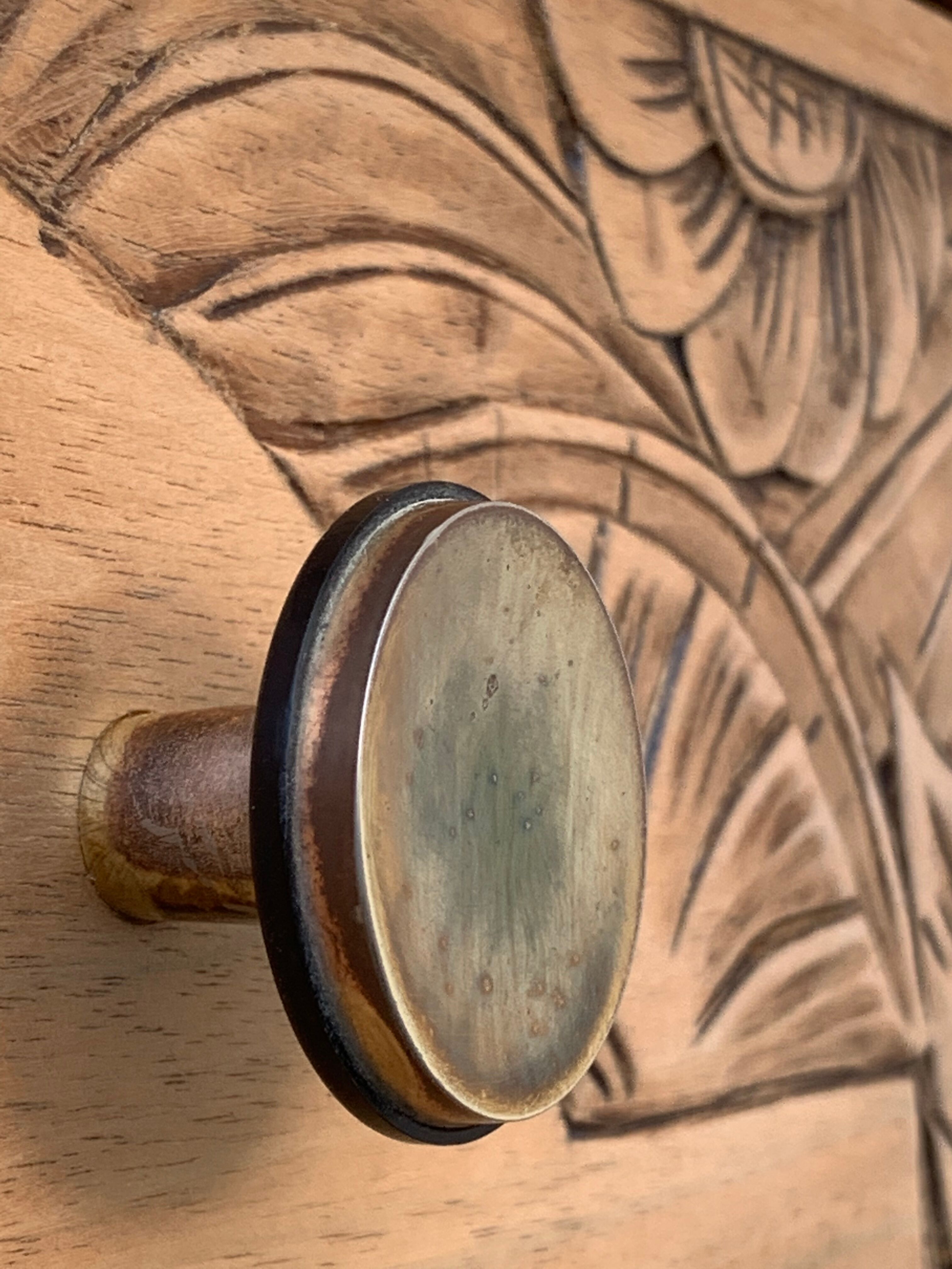 Art Deco chest of drawers Blond walnut 1930